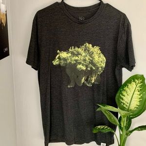 Tentree Graphic Gray T-shirt, Medium, Buckle Brand